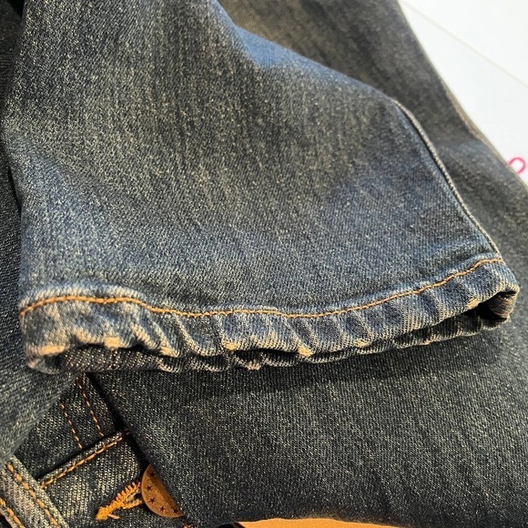 The Great NEW The Straight A High Rise Cropped Length Straight Leg Jeans Size 25 - Picture 11 of 15